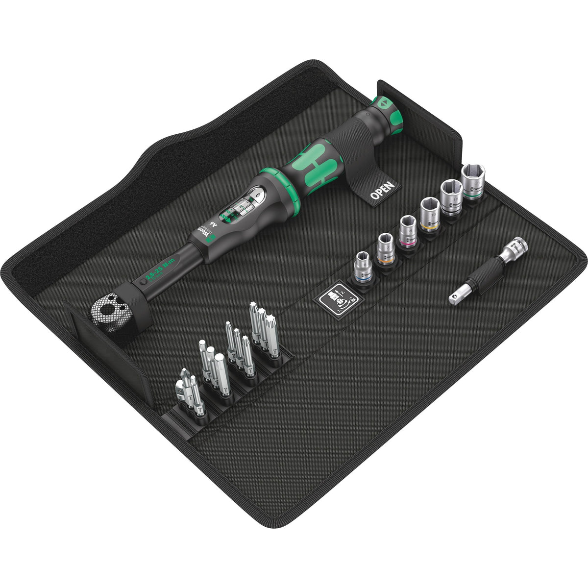 Wera Click-Torque A6 Set 1 Drehmomentschlüssel (schwarz grün)