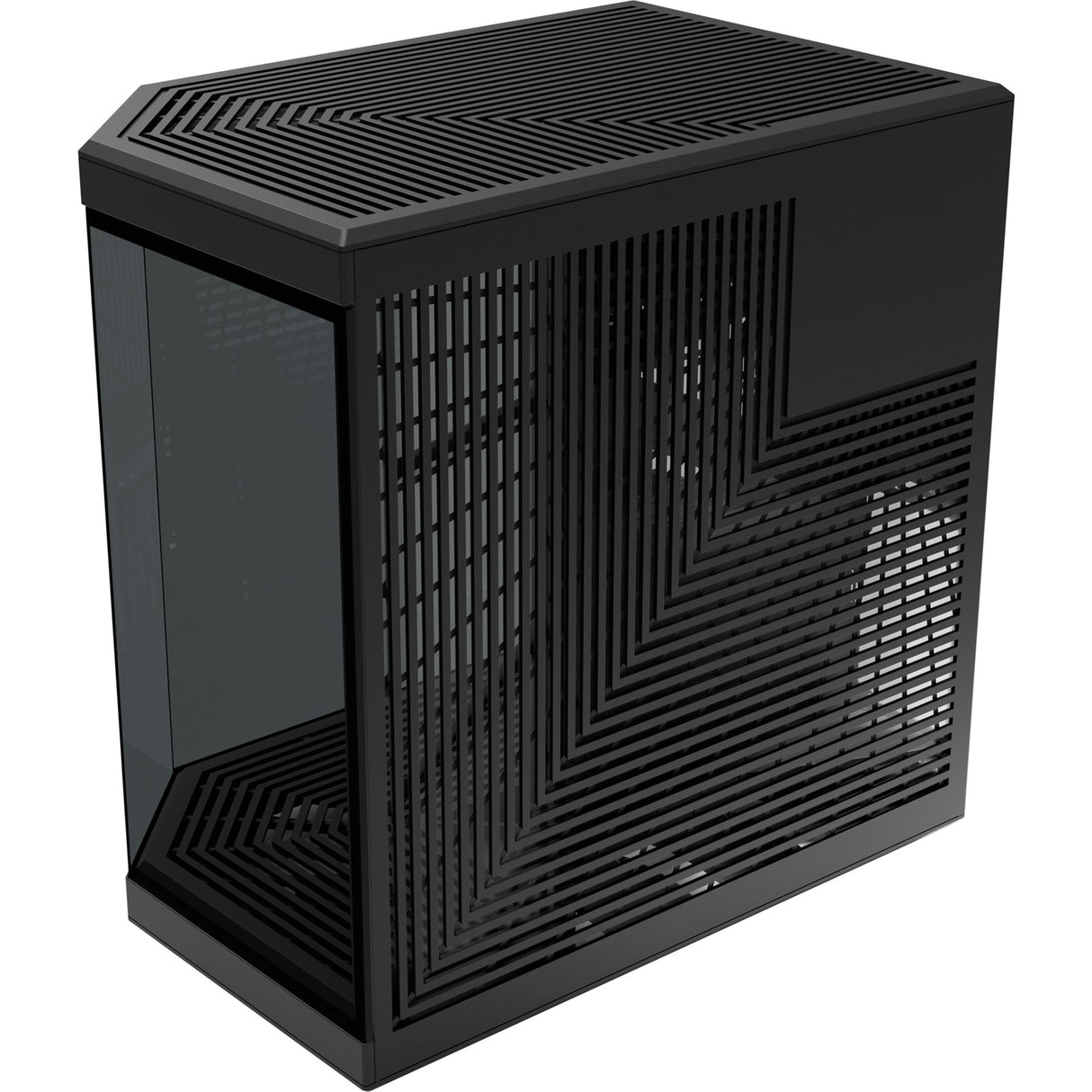 Hyte y70 Midi-Tower-Gehäuse (schwarz | 2x USB-A | 1x USB-C | gehärtetes Glas)