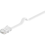 Goobay Netzwerkkabel RJ-45 u UTP mit Cat.5e (weiß, 20 Meter, Flachkabel)