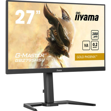 Iiyama G-Master Gold Phoenix GB2795HSU-B1 27 Gaming-Monitor (Schwarz, HDMI, DisplayPort, 4x USB-A, 280 Hz)