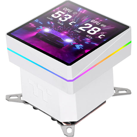 Thermaltake th360 v3 ultra argb sync aio liquid cooler - snow edition waterkoeling (wit)