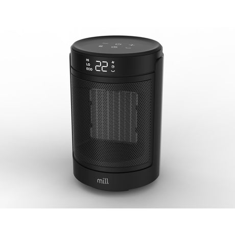 Mill Keramik-Heizlüfter fh1500black, 1500-Watt-Heizlüfter (schwarz)