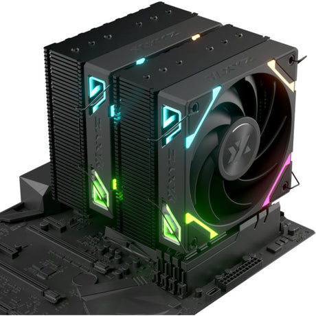 Xyz PC Gear Thermax 6 Duo RGB CPU-Kühler (Schwarz, ARGB, PWM)