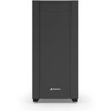 Sharkoon s25 silent midi tower behuizing (zwart | 2x usb-a | 1x usb-c)