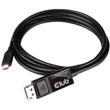 Club 3D USB-C > DisplayPort 1.4 Adapter (schwarz, 1,8 Meter)