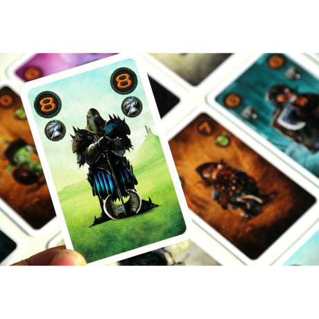 White Goblin Games Claim-Kartenspiel (Niederländisch, 2 Spieler, 25 Minuten, ab 10 Jahren)