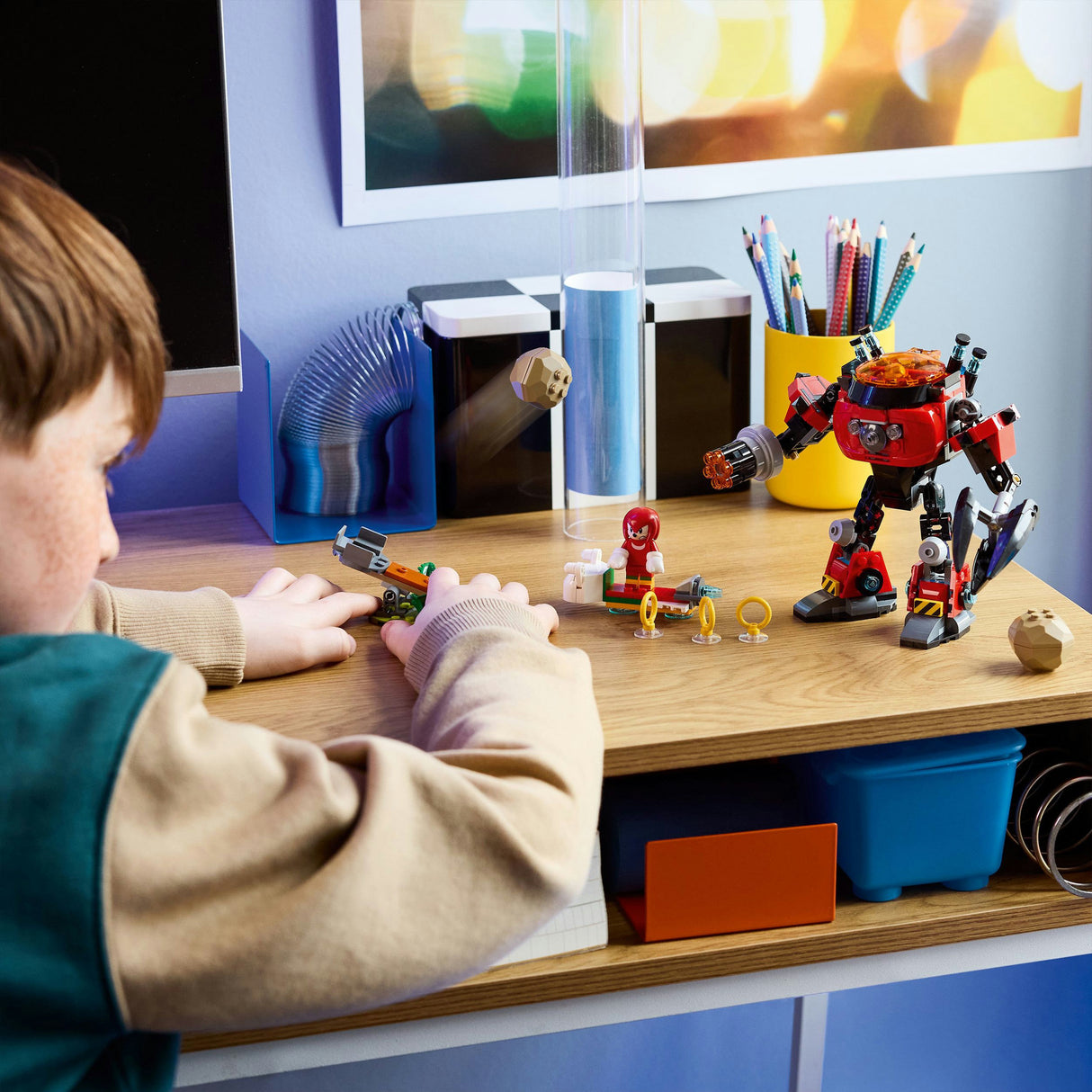 Lego Sonic 77005 Knuckles vs. Dr. Eggman Egg Crusher Mech
