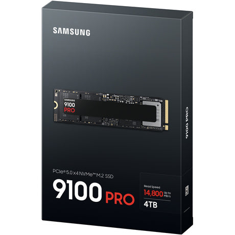 Samsung mz-vap4t0bw 9100 pro pcie® 5.0 nvme™ m.2 SSD – 4 TB, 4 TB, M.2, 14800 MB s
