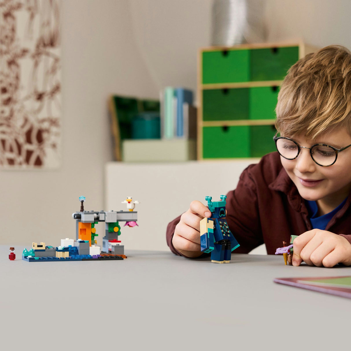 Lego Minecraft 21274 das Treffen mit dem Vorgesetzten