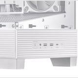 Asus a31 plus Midi-Tower-Gehäuse (weiß | 2x USB-A | 2x USB-C | gehärtetes Glas)