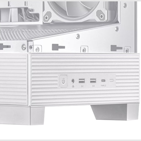 Asus a31 plus Midi-Tower-Gehäuse (weiß | 2x USB-A | 2x USB-C | gehärtetes Glas)