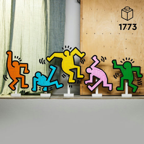 Lego® Art Keith Haring tanzende Figuren – 31216
