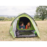 Coleman darwin 2 plus blackout tent – 2 persoons koepeltent - blackout bedroom technology – met luifel - groen