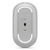 Lenovo 700 Multi-Device Wireless Silent Mouse (weiß, 1600–4000 dpi, Bluetooth 5.3 2,4 GHz)