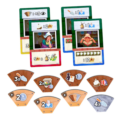 Asmodee windmill valley bordspel (nederlands, 1 - 4 spelers, 45 - 90 minuten, vanaf 13 jaar)