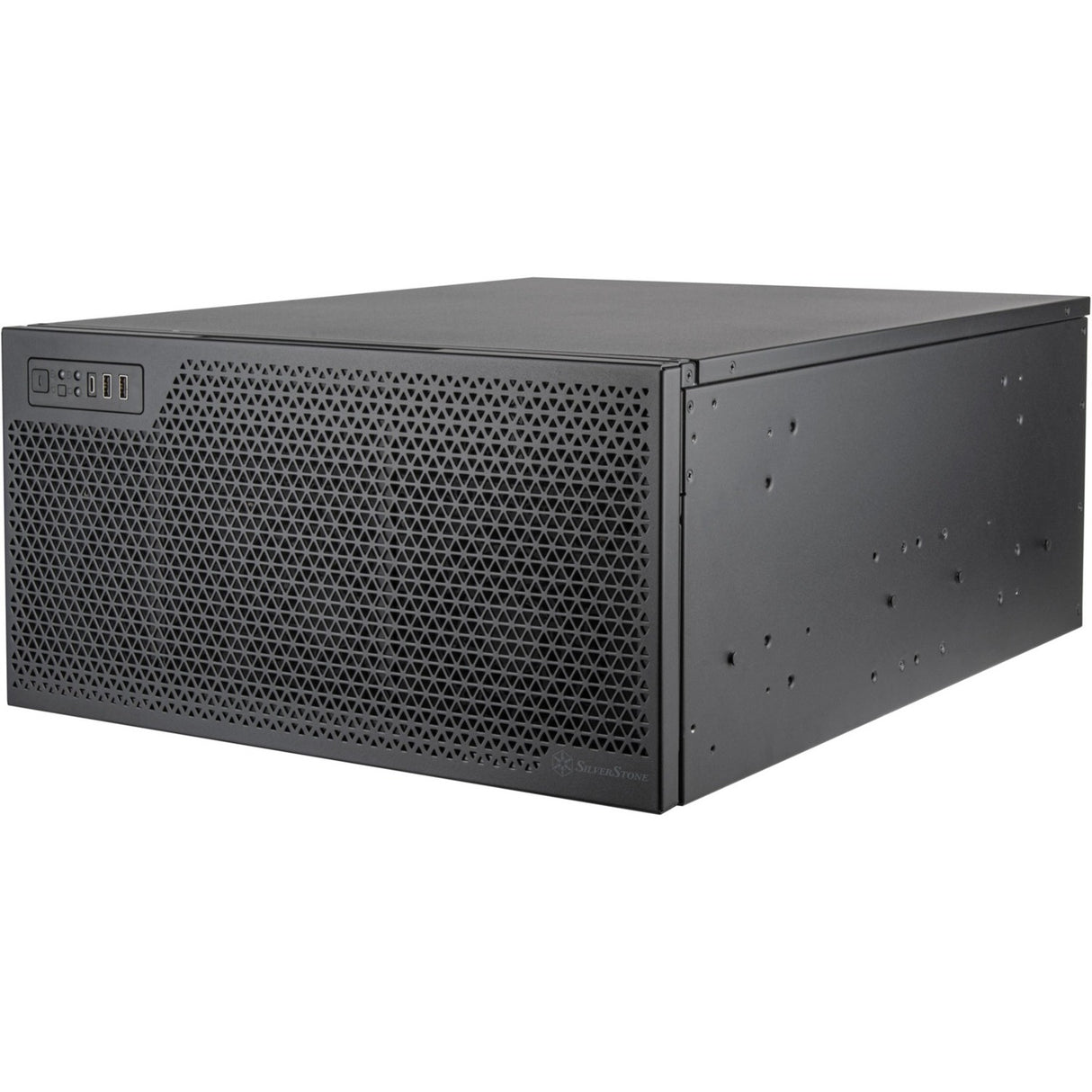 Silverstone RM52 Servergehäuse (schwarz | 2x USB-A | 1x USB-C)