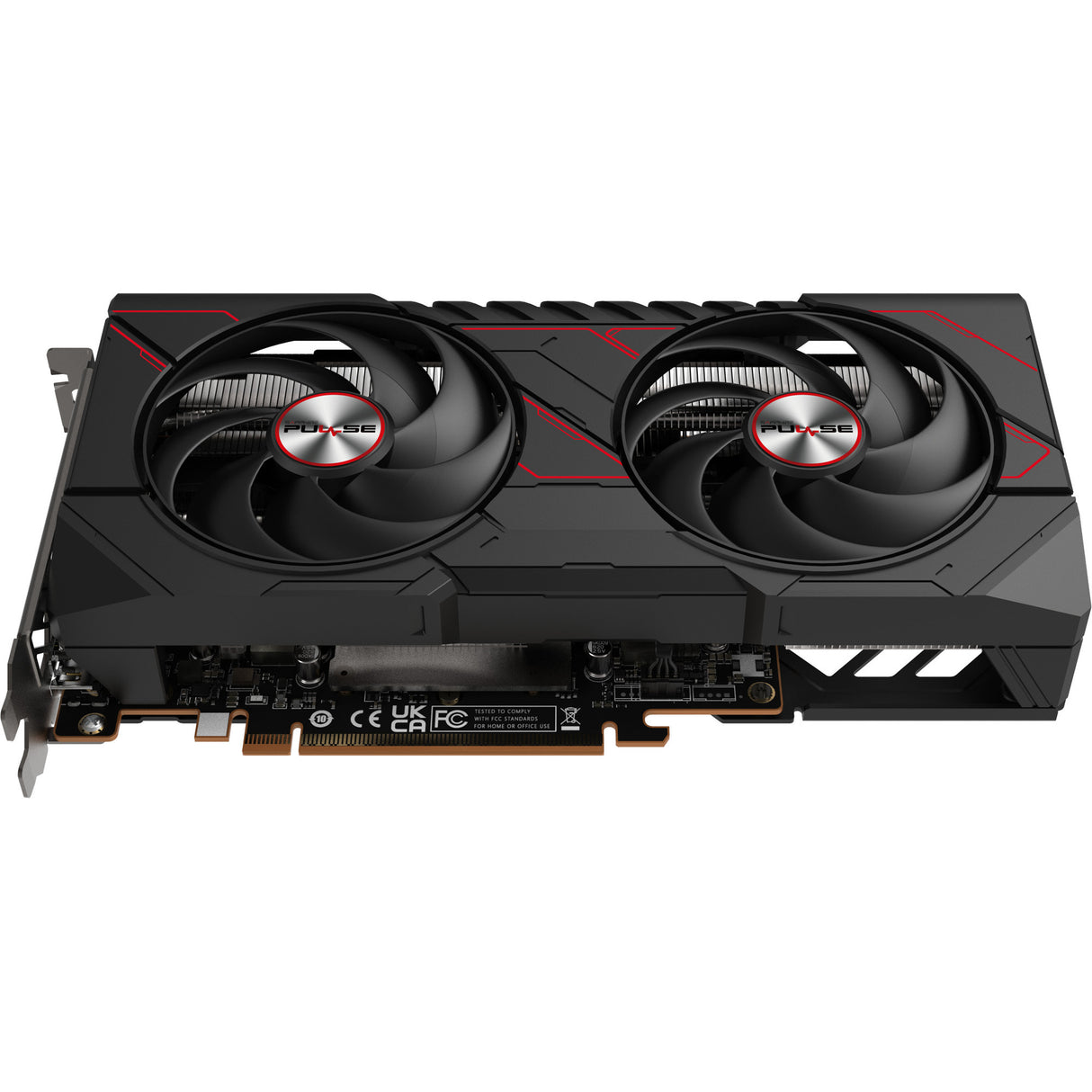 Sapphire Radeon RX 9060 XT Pulse 16GB OC Grafikkarte (schwarz rot, 1x Display Port, 2x HDMI)