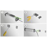 Brennenstuhl Premium-Alu-Line-Socket 6-fach
