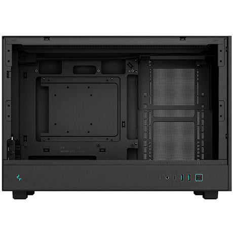 Deepcool ch260 mini tower behuizing (zwart | 2x usb-a | 1x usb-c | tempered glass)