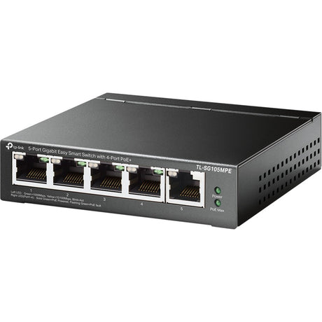 Tp-Link TL-SG105MPE 5-Port-Gigabit-Easy-Smart-Switch mit 4-Port-PoE+ (120 W PoE mit 30 W pro Port)