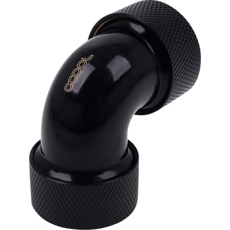 Alphacool Eiszapfen 16mm HT Fitting L-Stecker 90° Anschluss (schwarz)