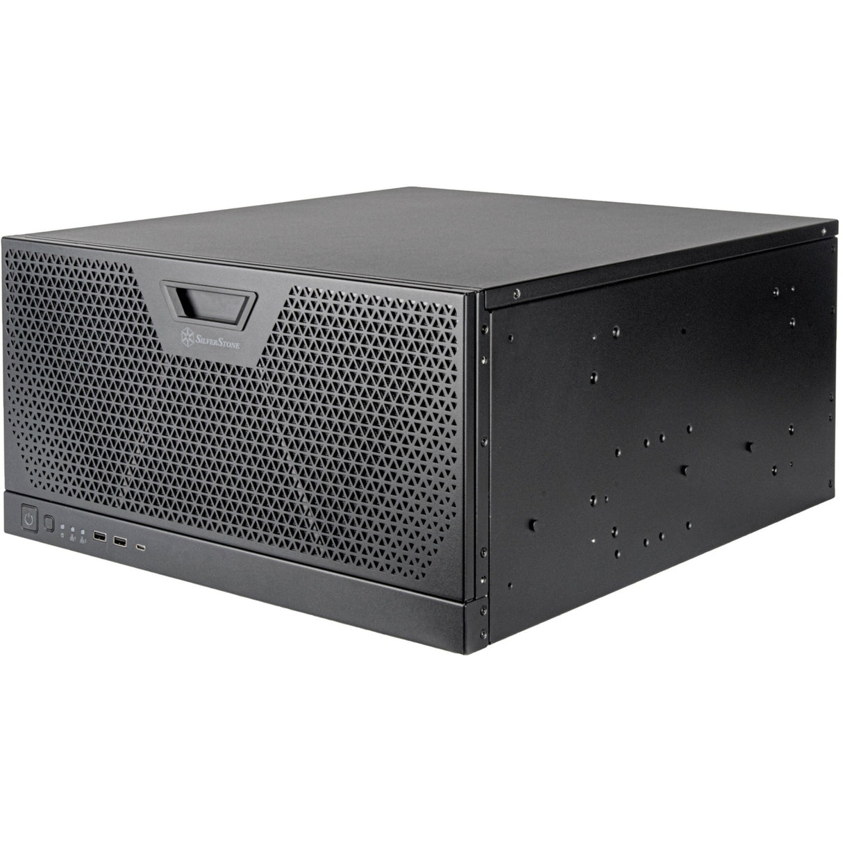 Silverstone RM51 Rackgehäuse (schwarz | 5h | 2x USB-A | 1x USB-C)