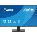 Iiyama prolite x2497hsu-b1 23.8 monitor (zwart, hdmi, displayport, 2x usb-a, 2x usb-c)