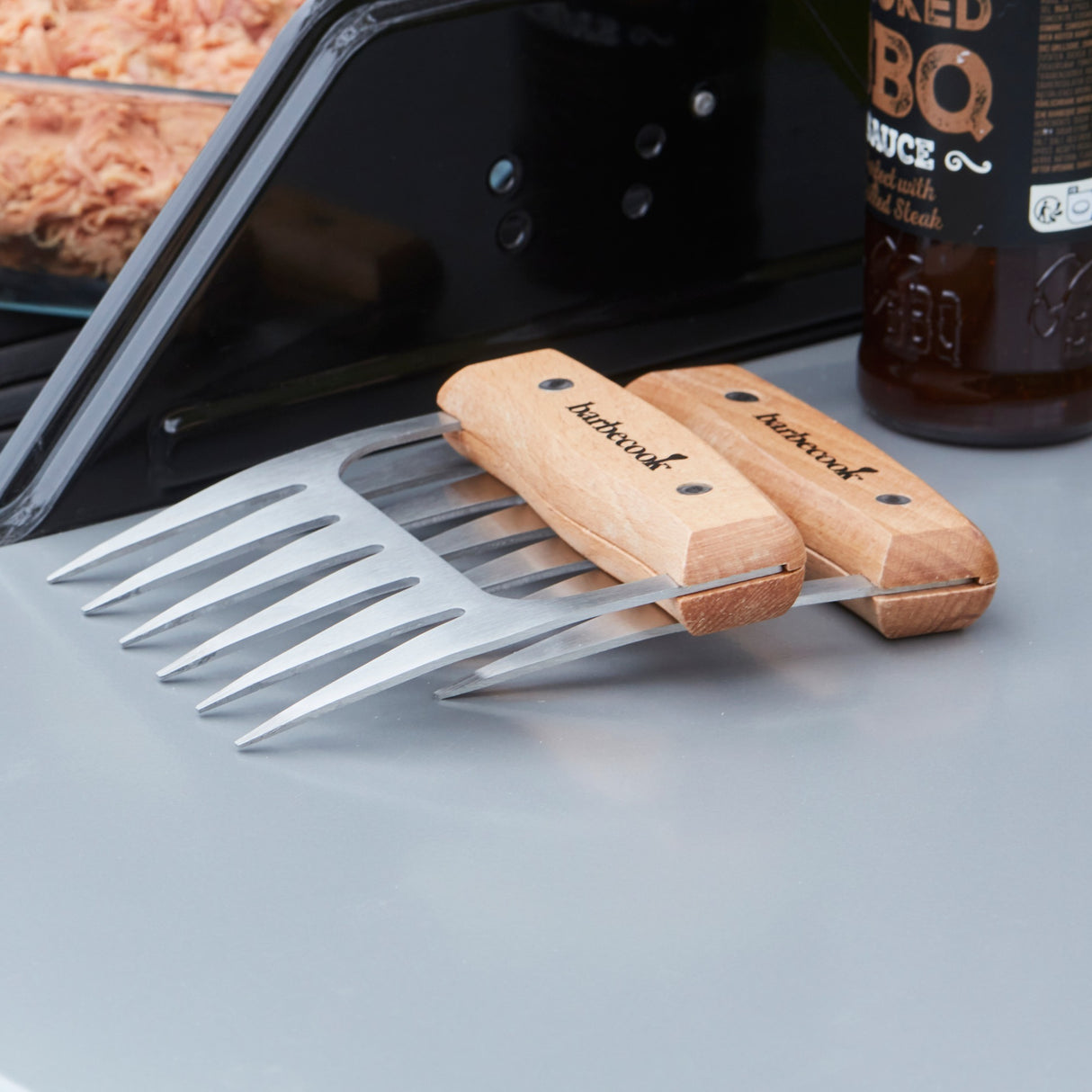 Barbecook-Set mit 2 Fleischkrallen