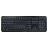 Cherry stream keyboard ultimate (zwart, us lay-out (qwerty), sx-schaartechnologie, 100%, white leds, abs, 2.4 ghz bluetooth usb)