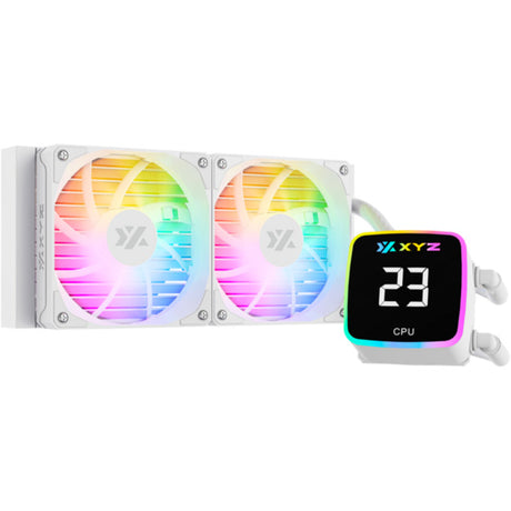 Xyz PC Gear Aquapulse AIO 240 Wasserkühlung (weiß, argb, pwm)