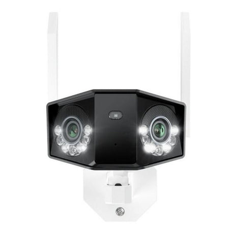 Reolink W750, 16-Megapixel-WLAN-6-Dualband-Kamera mit zwei Objektiven (weiß, 180°-Panoramablick)