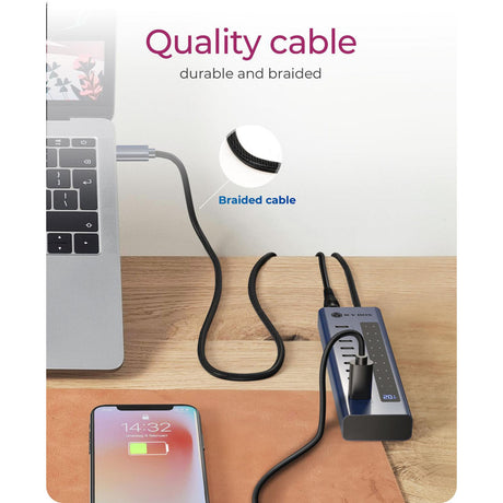 Icy Box ib-hub1450-c31 USB-Hub (Anthrazit)