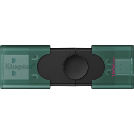 Kingston datatraveler duo 128 gb usb-stick (groen zwart, dtdeg2 128gb)