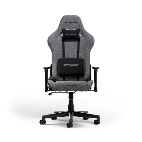 Dxracer Prince L Gaming-Stuhl aus grauem Stoff (Grau)