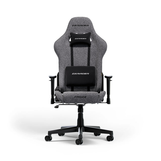 Dxracer Prince L Gaming-Stuhl aus grauem Stoff (Grau)