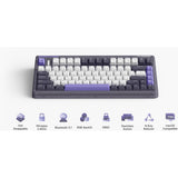 Iqunix OG80 Lavandin Wireless mechanischer Tastatur