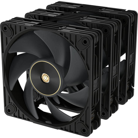Asus proart pf120 Lüfter – Dreierpack Gehäuselüfter (schwarz, 3 Stück, 120 x 120 x 28 mm, 3 Stück)