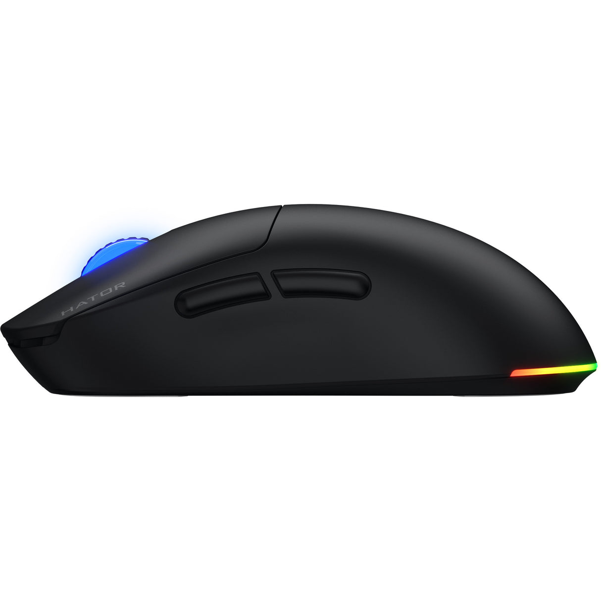 Hator quasar 3 wireless gaming muis (zwart, 400 - 12.000 dpi, rgb, 2.4ghz bluetooth 5.1 usb)
