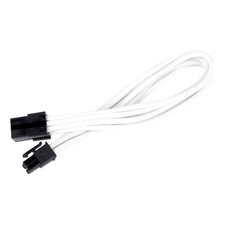 Silverstone 6-poliges PCIe-Verlängerungskabel (weiß, 25 Zentimeter, pp07-ide6w, Lite Retail)