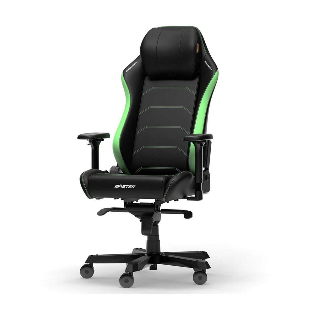 Dxracer master xl black green epu leathe gamestoel (zwart groen)