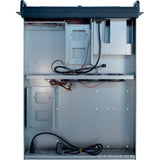Inter-tech 2u-2098-sl Rackgehäuse (schwarz | 2x USB-A)