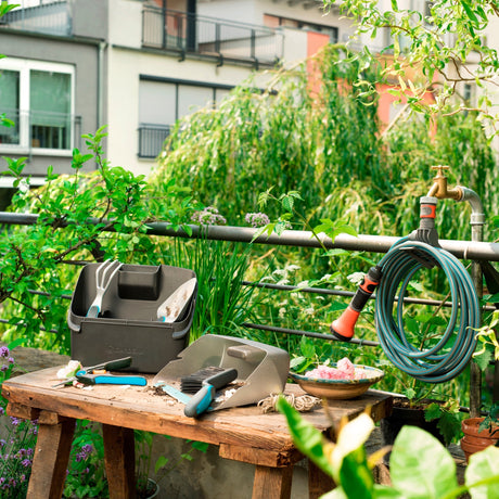 Gardena City Gardening Balkonkasten-Gartenset (türkisgrau, 08971-20)