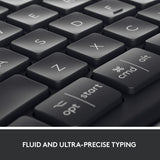 Logitech K860 Ergo-Tastatur (schwarz, 100 %, Bluetooth, US-internationale ISO)