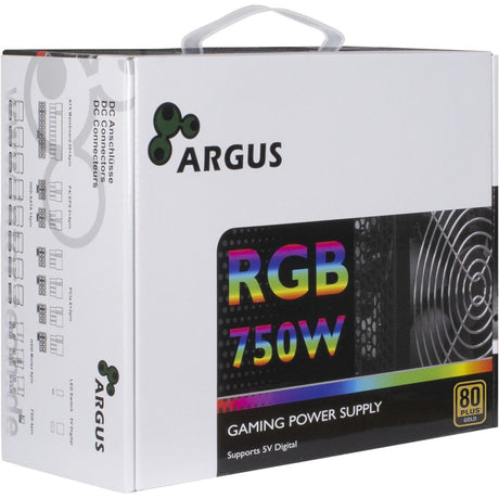 Inter-Tech Argus RGB-750W CM II 750 Watt Netzteil (schwarz, 4x PCIe)