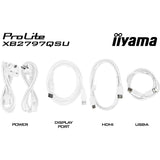 Iiyama prolite xb2797qsu-w1 27 monitor (wit (mat), hdmi, displayport, usb, audio)