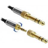 Delock Stereo-Jack 3,5 mm 3-polige männlich> weiblich