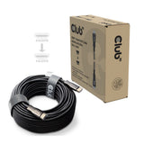 Club 3D HDMI Hybrid AOC Kabel 8K60Hz 4K120Hz 50m (Schwarz)