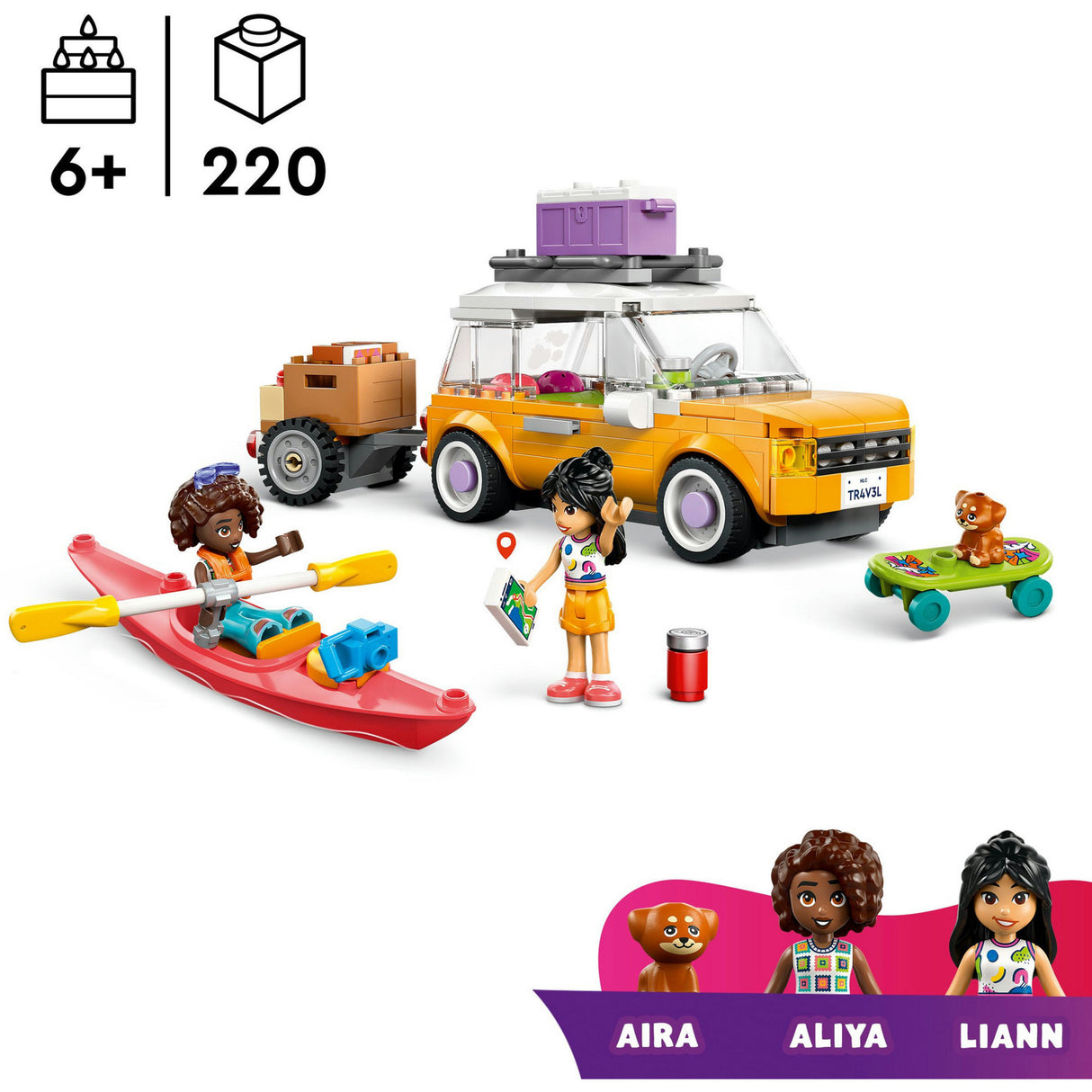 Lego Friends 42659 auf einem gemeinsamen Roadtrip
