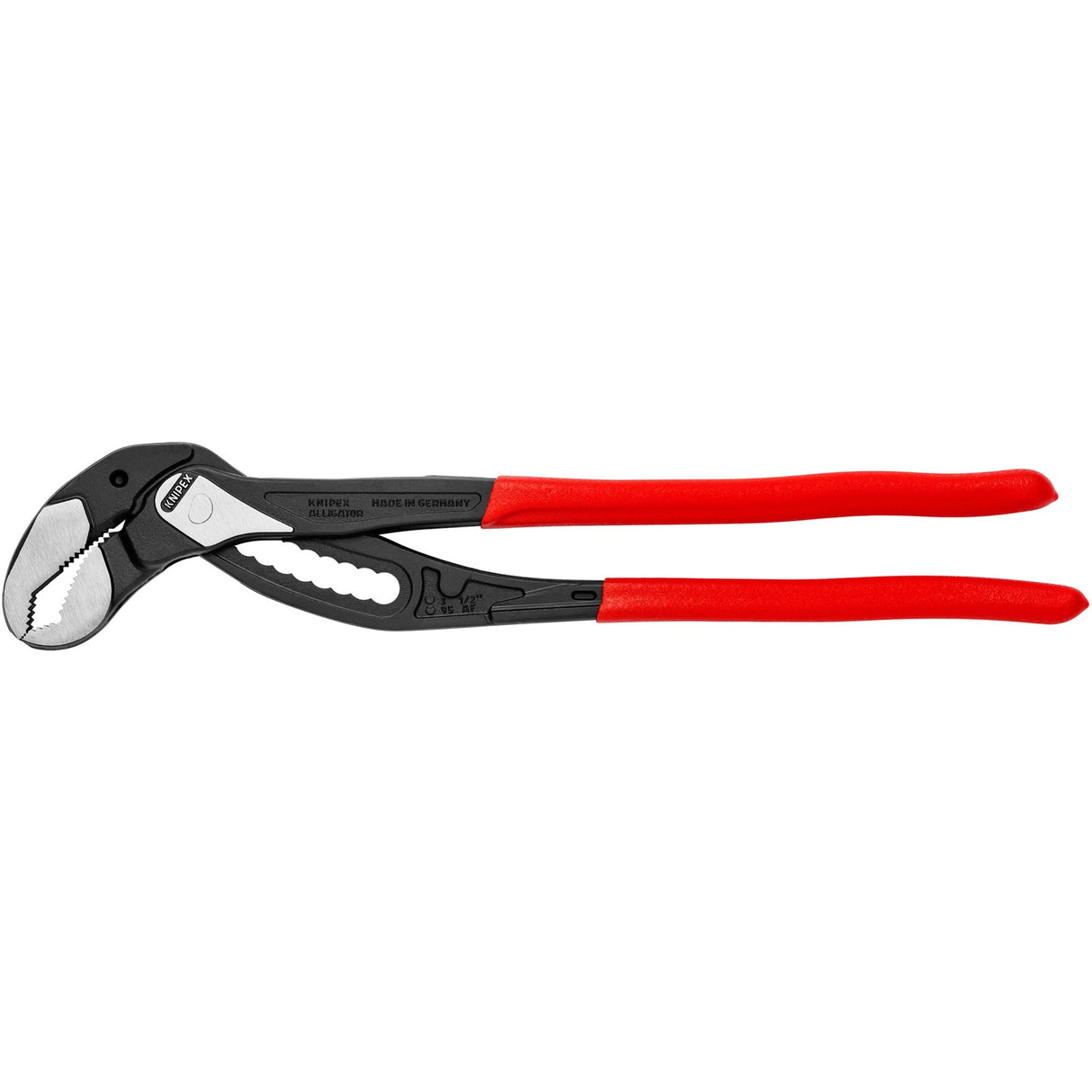 Knipex Alligator XL Wasserpumpenzange 8801400 Schwedische Wasserpumpenzange (schwarz rot, 400 mm)