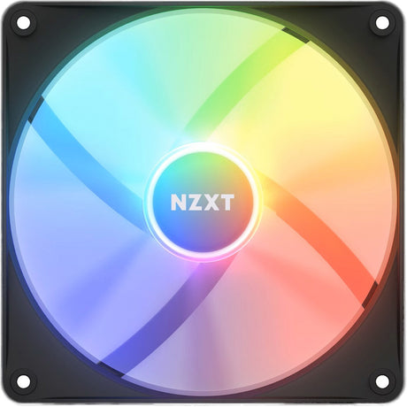 Nzxt f140 RGB Core Gehäuselüfter (schwarz, 140 x 140 x 26 mm, PWM, ohne Controller)